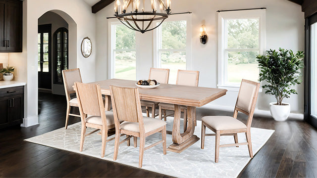 Orbetello 7 Pc Dining Table Set - Imperial Furniture (Las Vegas, NV) - Multi Location