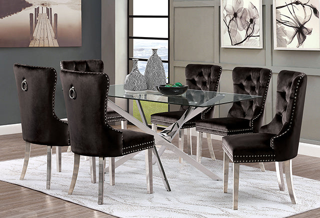 Silveria 7 Pc Dining Table Set - Imperial Furniture (Las Vegas, NV) - Multi Location