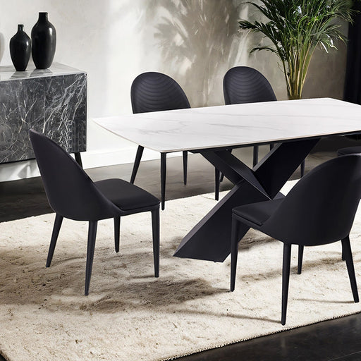 Lenvik 7 Pc Dining Table Set White - Imperial Furniture (Las Vegas, NV) - Multi Location
