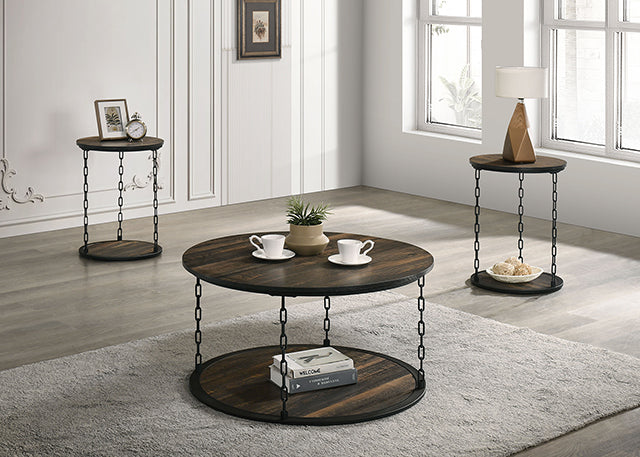 Ophira 3 Pc. Table Set Brown - Imperial Furniture (Las Vegas, NV) - Multi Location