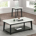 Thisted Rectangle Marble Coffee Table w/ Casters - Imperial Furniture (Las Vegas, NV) - Multi Location