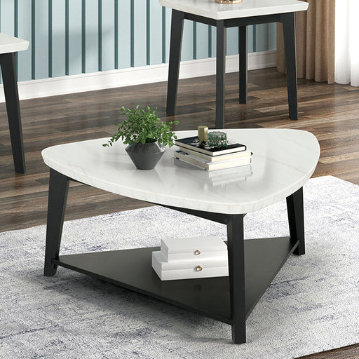 Thisted Triangle Marble Coffee Table - Imperial Furniture (Las Vegas, NV) - Multi Location