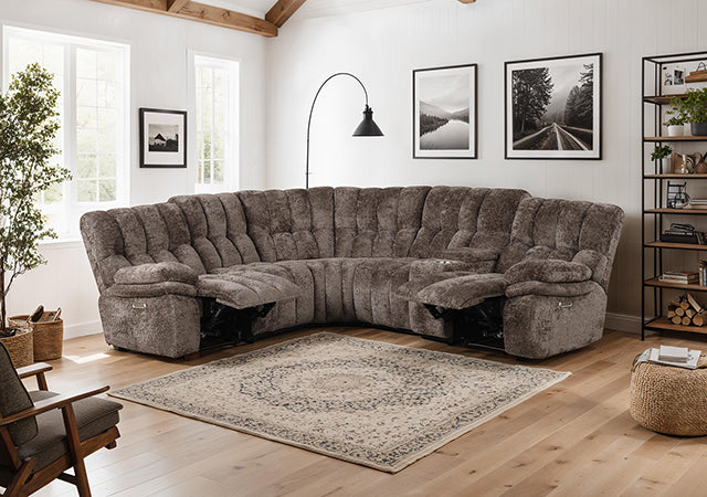 Hieronymus Power Sectional Brown - Imperial Furniture (Las Vegas, NV) - Multi Location