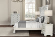 Promenade E.King & Queen Bed Brown & White - Imperial Furniture (Las Vegas, NV) - Multi Location
