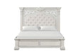Promenade Bed Dark Brown & White - Imperial Furniture (Las Vegas, NV) - Multi Location