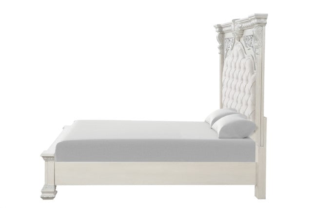 Promenade E.King & Queen Bed Brown & White - Imperial Furniture (Las Vegas, NV) - Multi Location