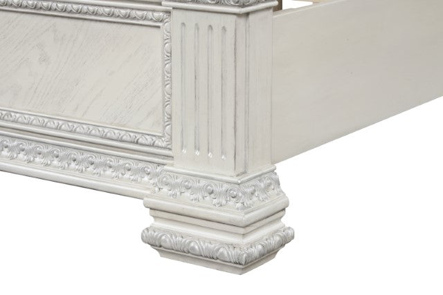 Promenade E.King & Queen Bed Brown & White - Imperial Furniture (Las Vegas, NV) - Multi Location