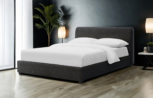 Vertham Bed Black & White - Imperial Furniture (Las Vegas, NV) - Multi Location