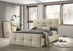 Merced Bed Gray & Ivory - Imperial Furniture (Las Vegas, NV) - Multi Location