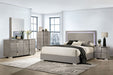 Sinistra Bed Beige, Black, White - Imperial Furniture (Las Vegas, NV) - Multi Location