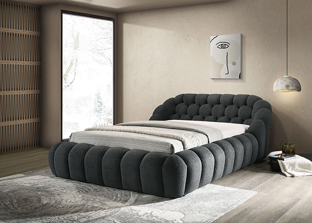 Newquay Bed Black, White, & Gray - Imperial Furniture (Las Vegas, NV) - Multi Location