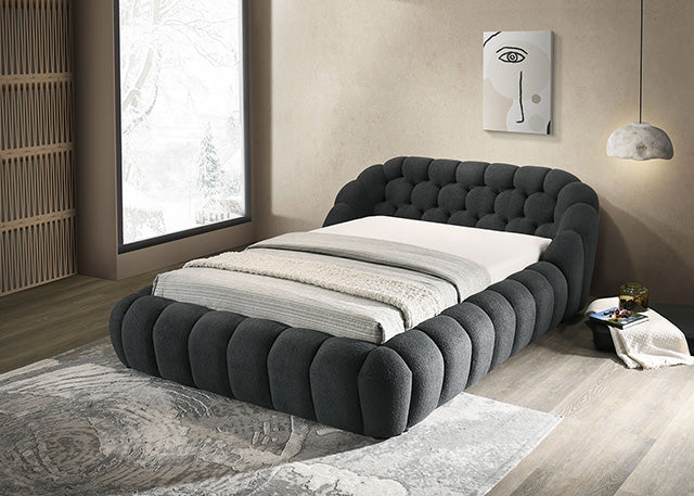 Newquay Bed Black, White, & Gray - Imperial Furniture (Las Vegas, NV) - Multi Location