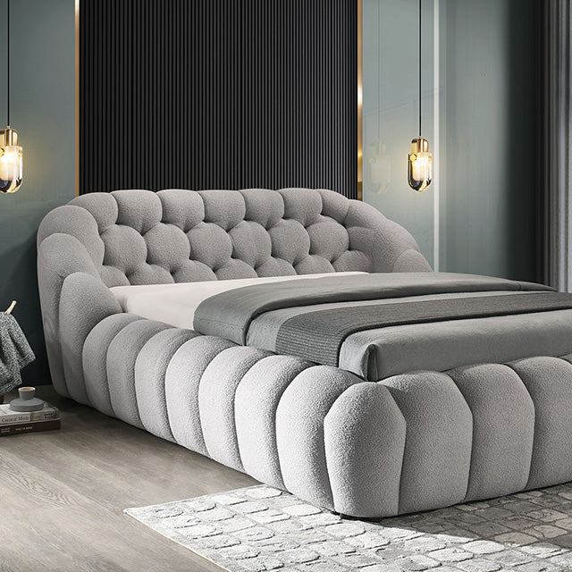 Newquay Bed Black, White, & Gray - Imperial Furniture (Las Vegas, NV) - Multi Location