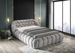 Newquay Bed Black, White, & Gray - Imperial Furniture (Las Vegas, NV) - Multi Location