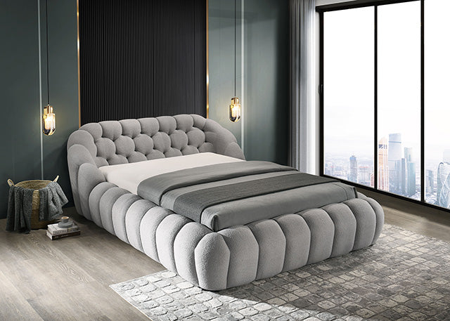 Newquay Bed Black, White, & Gray - Imperial Furniture (Las Vegas, NV) - Multi Location