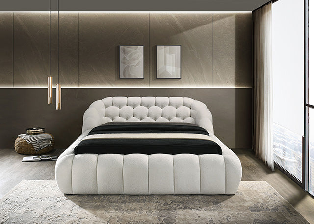 Newquay Bed Black, White, & Gray - Imperial Furniture (Las Vegas, NV) - Multi Location