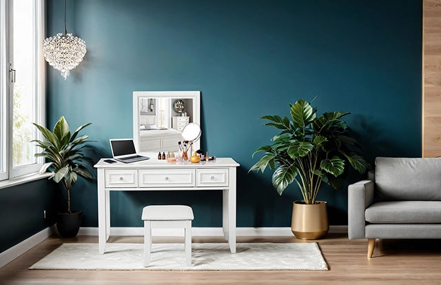 Naucalpan Vanity w/ Stool - Imperial Furniture (Las Vegas, NV) - Multi Location