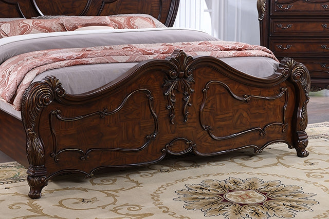 Roselli Bed Chrome & White - Imperial Furniture (Las Vegas, NV) - Multi Location