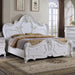 Roselli Bed Chrome & White - Imperial Furniture (Las Vegas, NV) - Multi Location