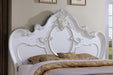 Roselli Bed Chrome & White - Imperial Furniture (Las Vegas, NV) - Multi Location