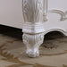 Roselli Bed Chrome & White - Imperial Furniture (Las Vegas, NV) - Multi Location