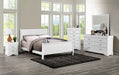 Louis Philippe Bed Black, White, & Cherry - Imperial Furniture (Las Vegas, NV) - Multi Location