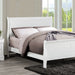 Louis Philippe Bed Black, White, & Cherry - Imperial Furniture (Las Vegas, NV) - Multi Location