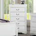 Louis Philippe Chest White - Imperial Furniture (Las Vegas, NV) - Multi Location