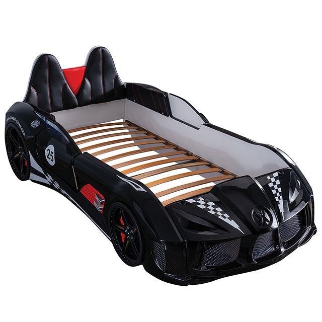 Trackster Bed White, Red,, Black, & Blue - Imperial Furniture (Las Vegas, NV) - Multi Location