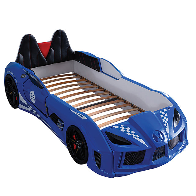 Trackster Bed White, Red,, Black, & Blue - Imperial Furniture (Las Vegas, NV) - Multi Location