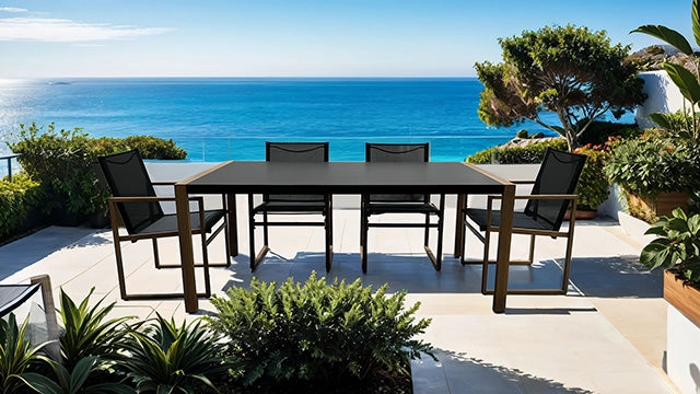 Oswego 8 Pc. Outdoor Dining Set - Imperial Furniture (Las Vegas, NV) - Multi Location