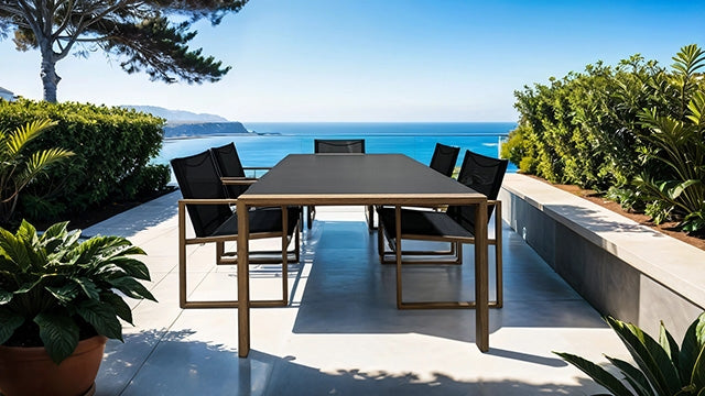 Oswego 8 Pc. Outdoor Dining Set - Imperial Furniture (Las Vegas, NV) - Multi Location