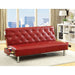 Farel Futon Sofa Red & White - Imperial Furniture (Las Vegas, NV) - Multi Location