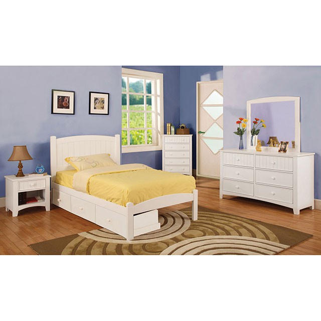 Omnus White Desk - Imperial Furniture (Las Vegas, NV) - Multi Location