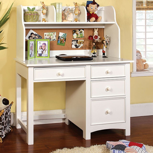 Omnus White Hutch - Imperial Furniture (Las Vegas, NV) - Multi Location