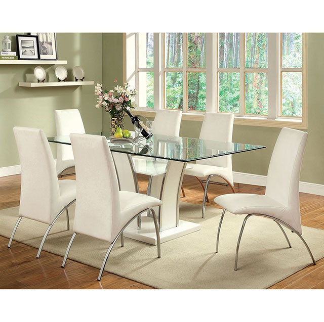 Mauna White Side Chair - Imperial Furniture (Las Vegas, NV) - Multi Location