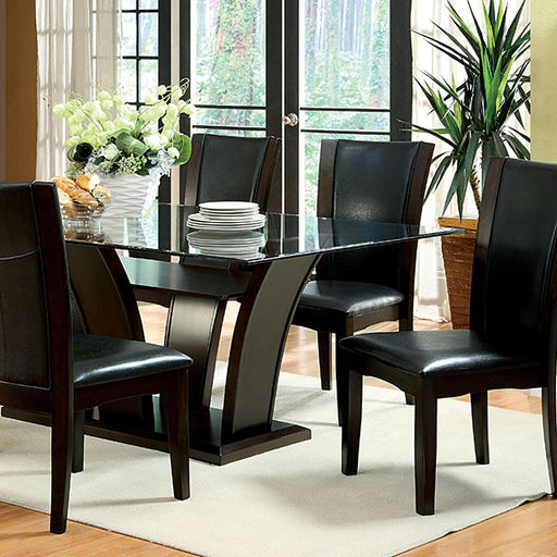 Manhattan 7 Pc Dining Table Set Cherry - Imperial Furniture (Las Vegas, NV) - Multi Location