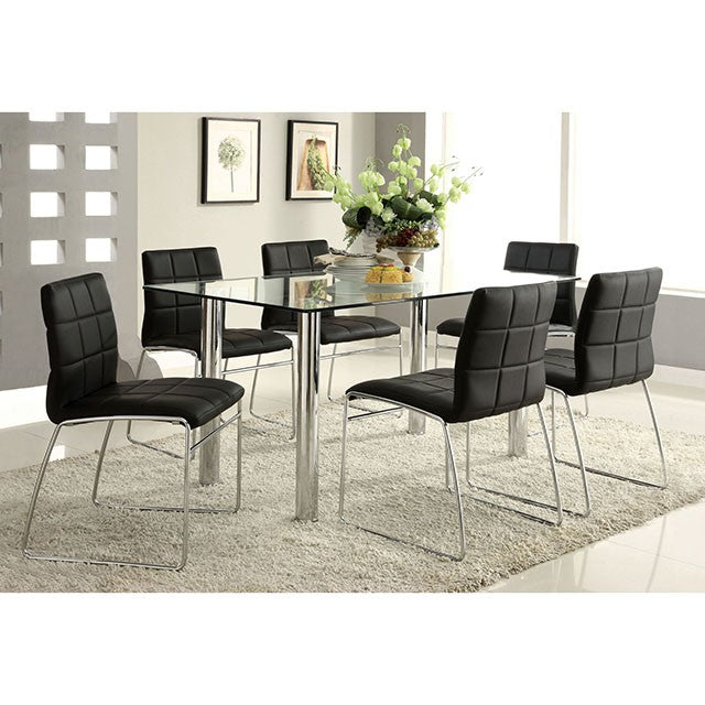 Oahu Black Side Chair - Imperial Furniture (Las Vegas, NV) - Multi Location