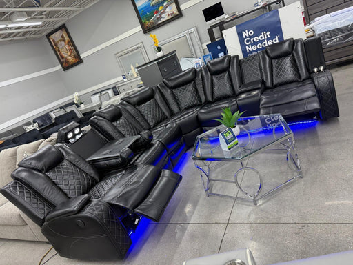 LED Power Reclining Sectional 🔥 - Imperial Furniture (Las Vegas, NV) - Multi Location