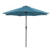 Soli 9' Outdoor Umbrella w/ Auto Tilt + 21" Round Base - Imperial Furniture (Las Vegas, NV) - Multi Location