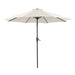 Tano 9' Outdoor Umbrella + 21" Round Base - Imperial Furniture (Las Vegas, NV) - Multi Location