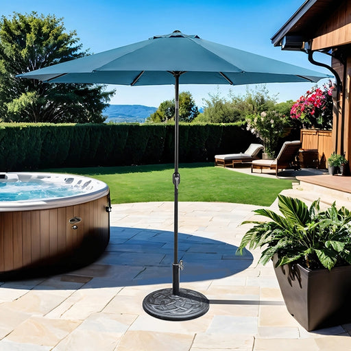 Mora 11' Outdoor Umbrella + 21" Round Base - Imperial Furniture (Las Vegas, NV) - Multi Location