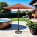 Mora 11' Outdoor Umbrella + 21" Round Base - Imperial Furniture (Las Vegas, NV) - Multi Location