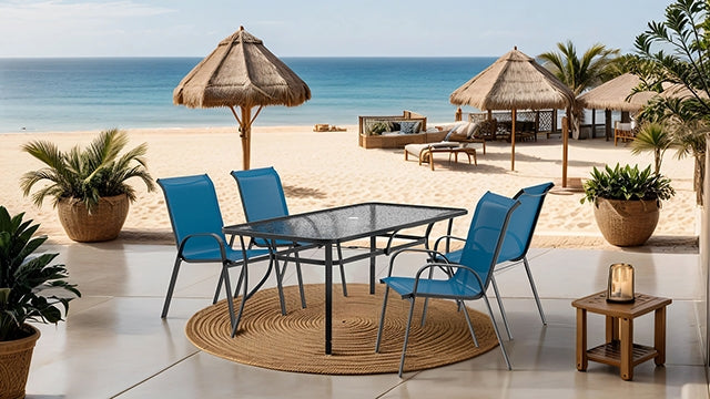 Pierro 5 Pc. Outdoor Dining Set - Imperial Furniture (Las Vegas, NV) - Multi Location
