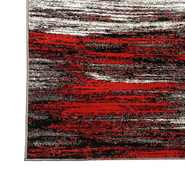 Sivas Gray/Red 8' X 10' Area Rug - Imperial Furniture (Las Vegas, NV) - Multi Location