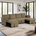 Denholme U-Sectional w/ Pull Out - Imperial Furniture (Las Vegas, NV) - Multi Location