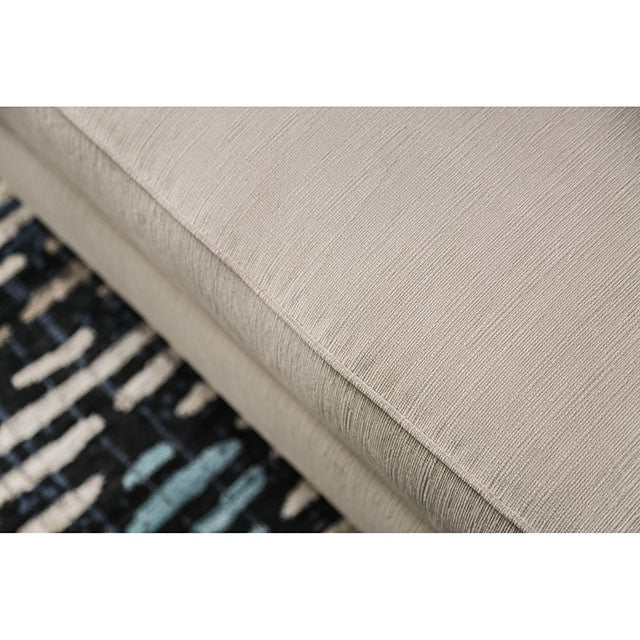 Tegan Beige/Light Blue Love Seat - Imperial Furniture (Las Vegas, NV) - Multi Location