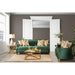 VERDANTE Emerald Green/Gold Love Seat - Imperial Furniture (Las Vegas, NV) - Multi Location