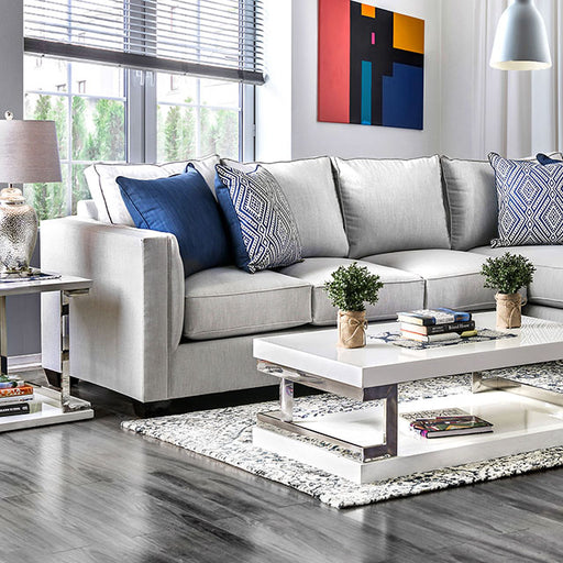 Ornella Light Gray/Blue Sectional - Imperial Furniture (Las Vegas, NV) - Multi Location