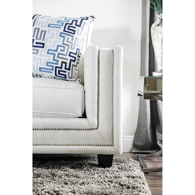 Ilse Off-White/Blue Sofa - Imperial Furniture (Las Vegas, NV) - Multi Location